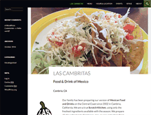 Tablet Screenshot of lascambritas.com